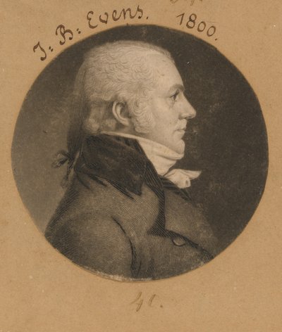 John B. Evens af Charles Balthazar Julien Févret de Saint-Mémin