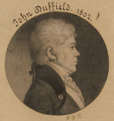 John Duffield af Charles Balthazar Julien Févret de Saint-Mémin