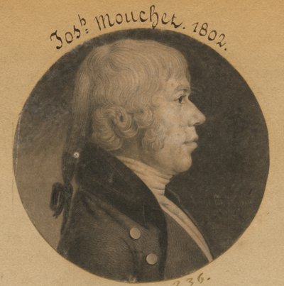 Joseph Mouchet af Charles Balthazar Julien Févret de Saint-Mémin