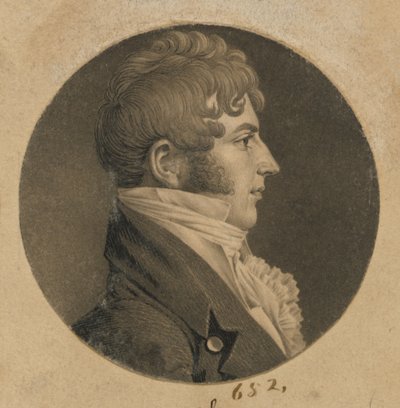 Nathaniel Heyward, Jr. af Charles Balthazar Julien Févret de Saint-Mémin