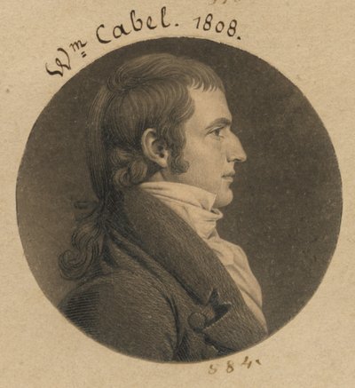 Nicholas Cabell, Jr. af Charles Balthazar Julien Févret de Saint-Mémin