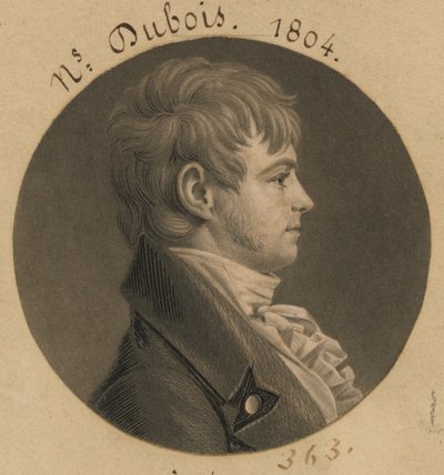 Nicholas DuBois af Charles Balthazar Julien Févret de Saint-Mémin
