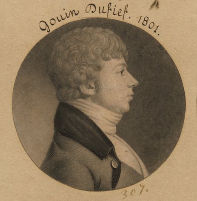 Nicholas Gouin Dufief af Charles Balthazar Julien Févret de Saint-Mémin