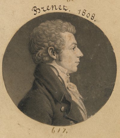 Muligvis Henry Brunet af Charles Balthazar Julien Févret de Saint-Mémin