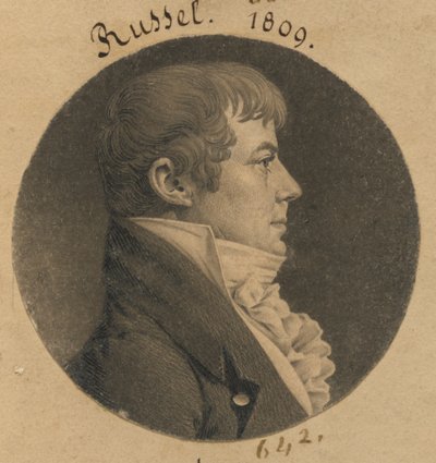 Muligvis Nathaniel Russell eller J. Dawson af Charles Balthazar Julien Févret de Saint-Mémin