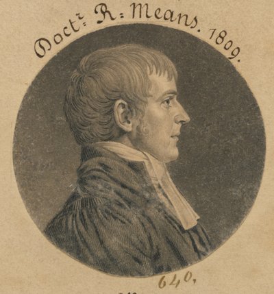 Robert Means af Charles Balthazar Julien Févret de Saint-Mémin