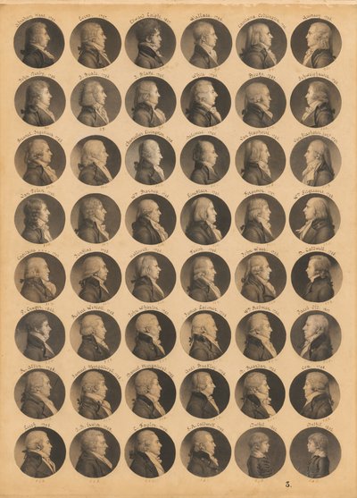Saint-Mémin Folio 3 af Charles Balthazar Julien Févret de Saint-Mémin