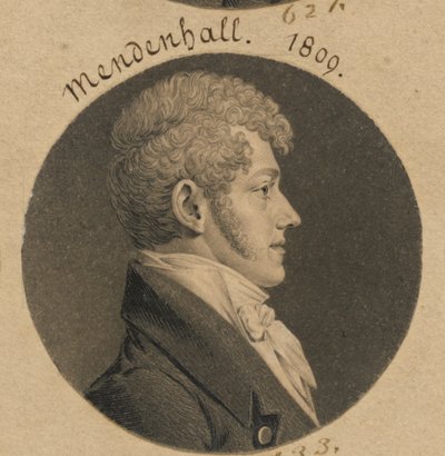 Thomas Mendenhall, Jr. af Charles Balthazar Julien Févret de Saint-Mémin