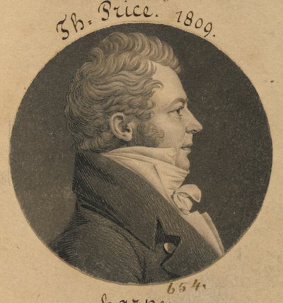 Thomas Price af Charles Balthazar Julien Févret de Saint-Mémin