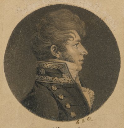 Uidentificeret mand af Charles Balthazar Julien Févret de Saint-Mémin