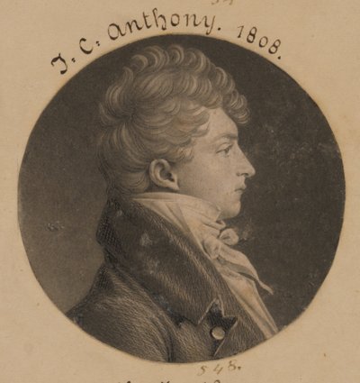 Uidentificeret mand af Charles Balthazar Julien Févret de Saint-Mémin