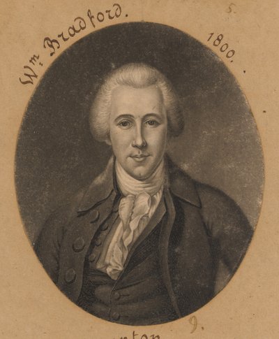 William Bradford, Jr. af Charles Balthazar Julien Févret de Saint-Mémin