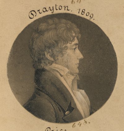 William Drayton af Charles Balthazar Julien Févret de Saint-Mémin