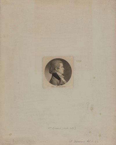 Oberst Wm. Duane af Charles Balthazar Julien Févret de Saint Mémin