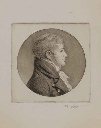 Dommer Joseph Hopper Nicholson af Charles Balthazar Julien Févret de Saint Mémin