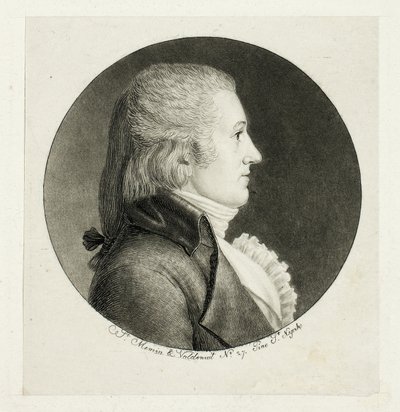 Profilportræt, Blake af Charles Balthazar Julien Févret de Saint Mémin