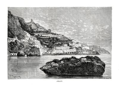 Amalfi, Italien, 1879 af Charles Barbant