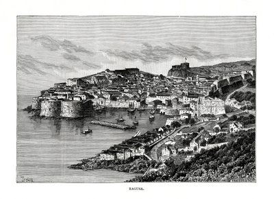 Ragusa, Sicilien, Italien, 1879 af Charles Barbant