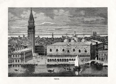 Venedig, Italien, 1879 af Charles Barbant