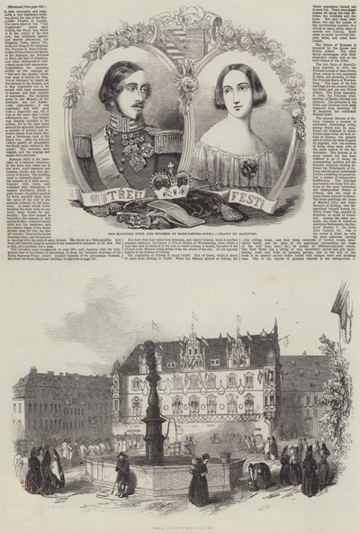 Hendes Majestæts besøg i Tyskland af Charles Baugniet