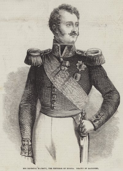 Hans Kejserlige Majestæt, Kejseren af Rusland af Charles Baugniet