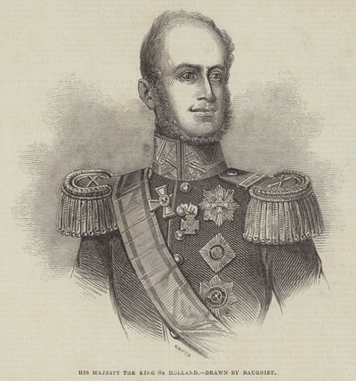 Hans Majestæt Kongen af Holland af Charles Baugniet