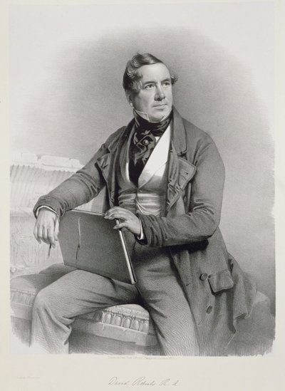 Portræt af David Roberts (1796-1864) frontispice til bind I af 