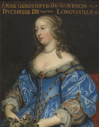 Anne-Geneviève de Bourbon-Condé 1619-1679, hertuginde af Longueville, midten af ​​det 17. af Charles Beaubrun