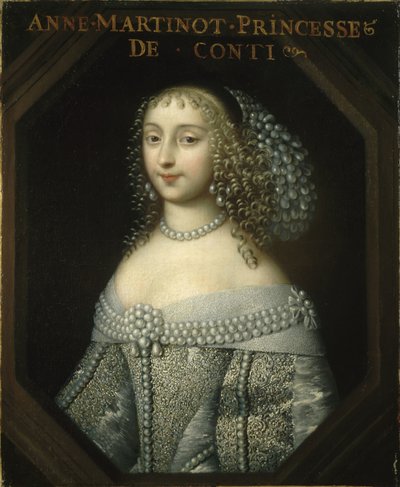 Anne Marie Martinozzi 1637-1672, prinsesse af Conti, ca 1665. af Charles Beaubrun