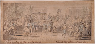 Kongens indtog i Paris af Charles Benazech