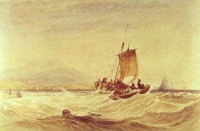 Donegal Bay, ca. 1841 (akvarel) af Charles Bentley
