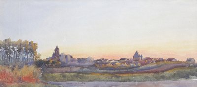 Moret sur Loing af Charles Bernier