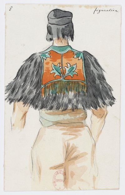 Holmès - Det sorte bjerg - kostumedesigns af Charles Bianchini - 08a. Figuration af Charles Bianchini