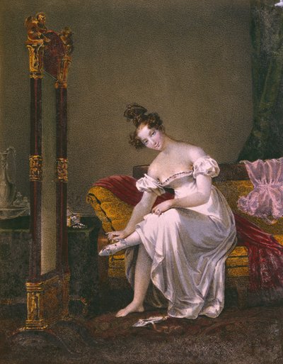 Den Neglige, c.1830 af Charles Boulanger de after Boisfremont