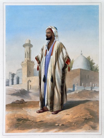 En fyr klædt i en haba, 1848 af Charles Bour