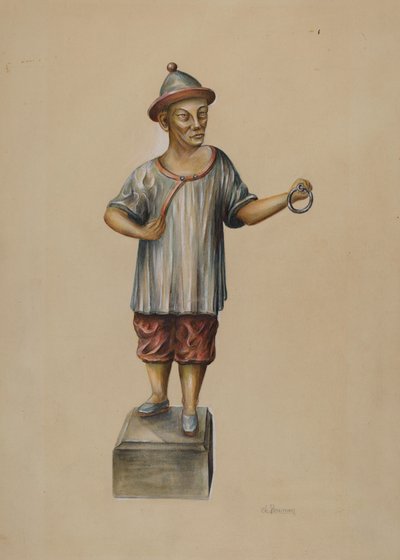 Hitching Post af Charles Bowman