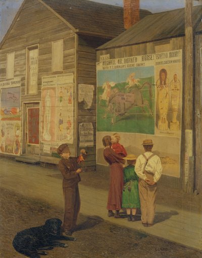 Kommende begivenheder kaster deres skygger før, 1871. af Charles Caleb Ward