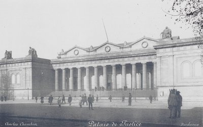 Bordeaux: Palais de Justice (s/h-foto) af Charles Chambon