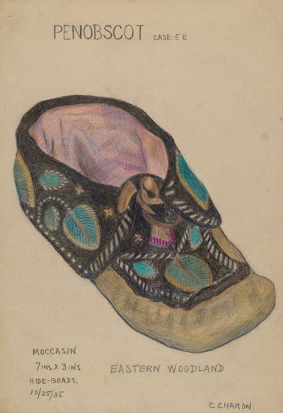 Moccasin af Charles Charon