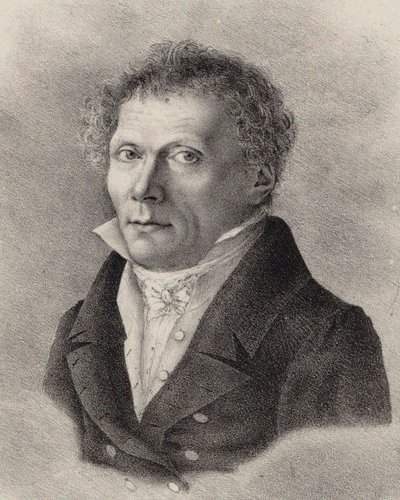 Portræt af komponisten Anton Reicha 1770-1836, 1830. af Charles Constans