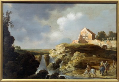 italiensk landskab. Maleri af Carel De Hooch (? - 1638) af Charles Cornelisz de Hooch
