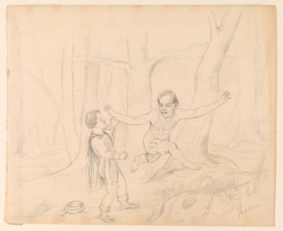Scene fra Scott af Charles Cromwell Ingham