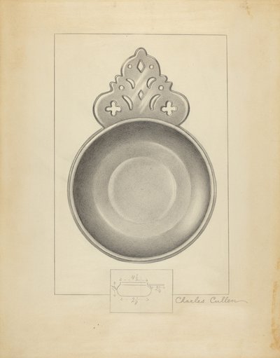 Tin Porringer af Charles Cullen