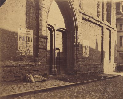 [Døråbning til Predikheevenkerk, Gent, Belgien], ca. 1858. af Charles D