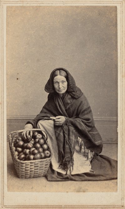 Portræt af en kvinde, ca. 1860 (foto) af Charles D. Fredricks