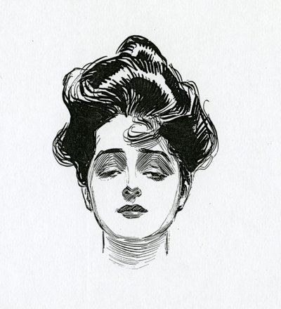 En Gibson-pige, ca. 1902 af Charles Dana Gibson