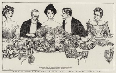 Fra en enke og hendes venner af Charles Dana Gibson