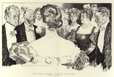 Hendes første sæson, en undersøgelse af samfundet af Charles Dana Gibson