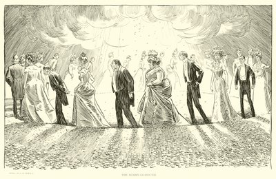 Illustration til Den sociale stige af Charles Dana Gibson