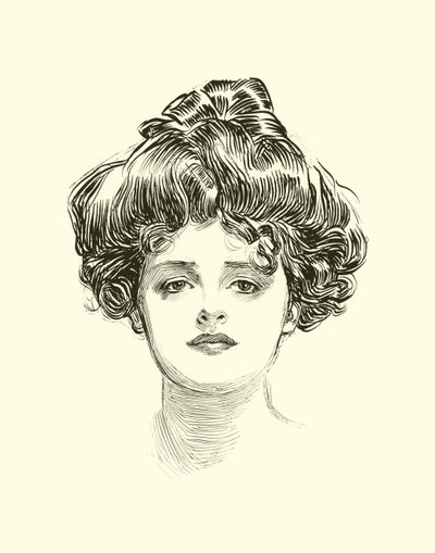 Illustration til Den sociale stige af Charles Dana Gibson